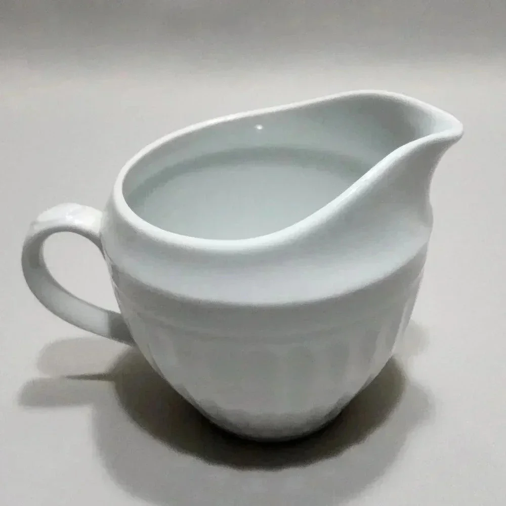 Coventry Fine Porcelain Creamer‎ Parthenon White Pattern